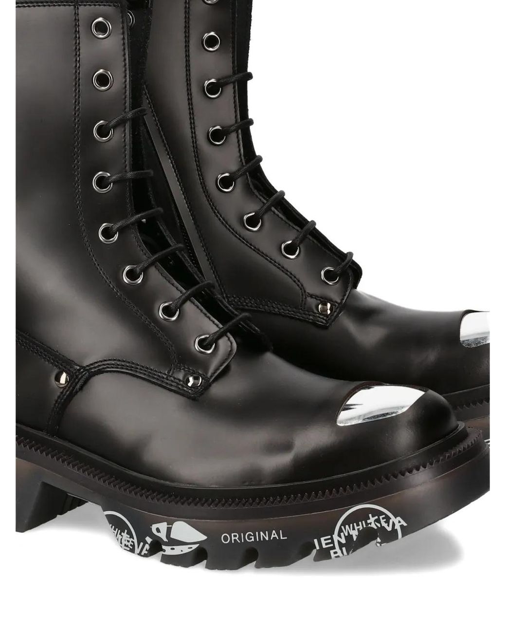 Premiata Black Brixton 461 Lace-Up Boots