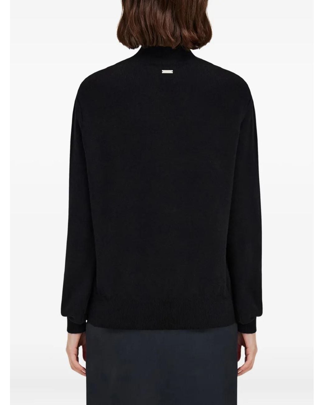 Ferragamo Blue Pullover Mit Falten