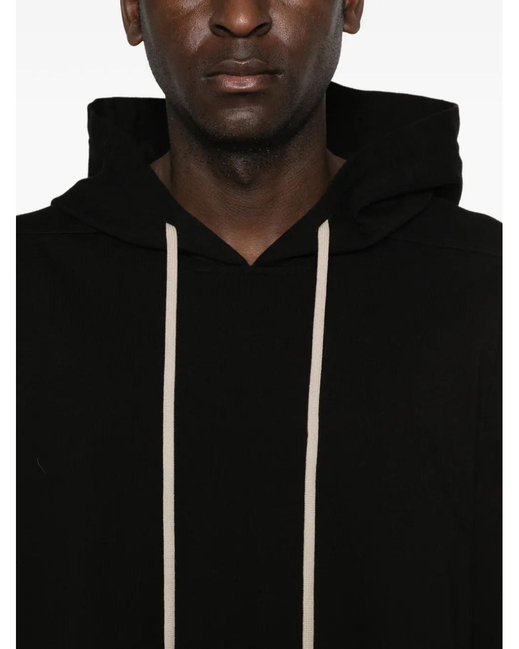 Rick Owens Black "Hoodie" T-Shirt for men