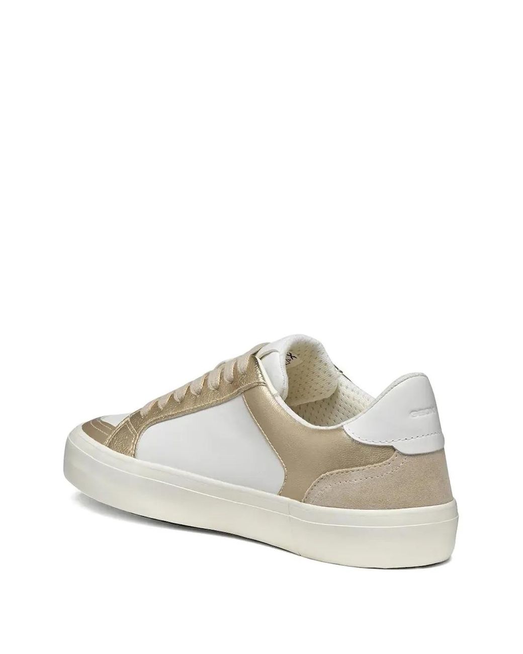 Geox White Emmeleny Panel Sneakers