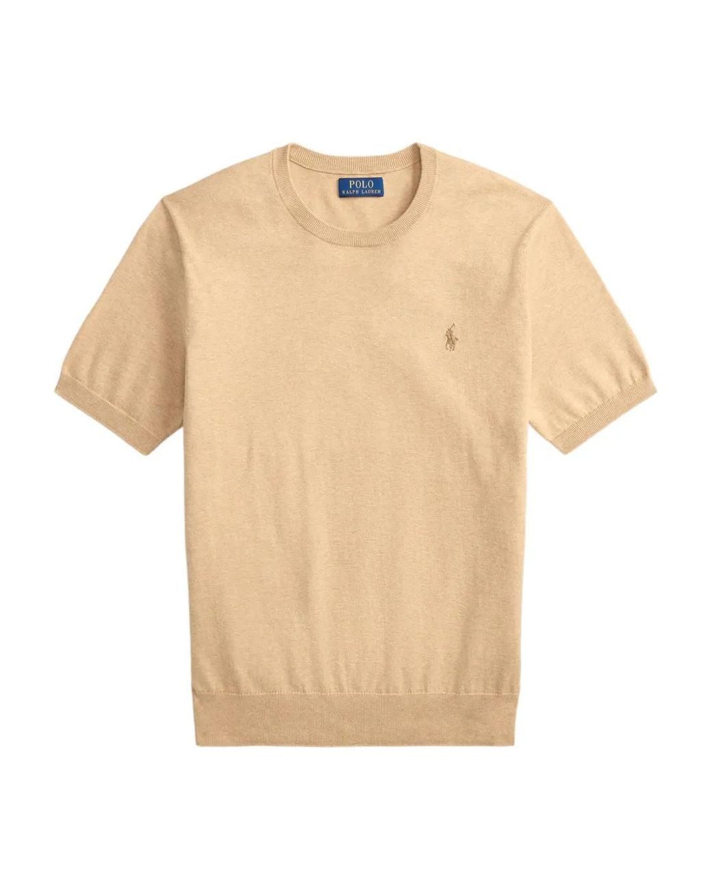 Polo Ralph Lauren Natural Short-Sleeved Cotton Shirt for men