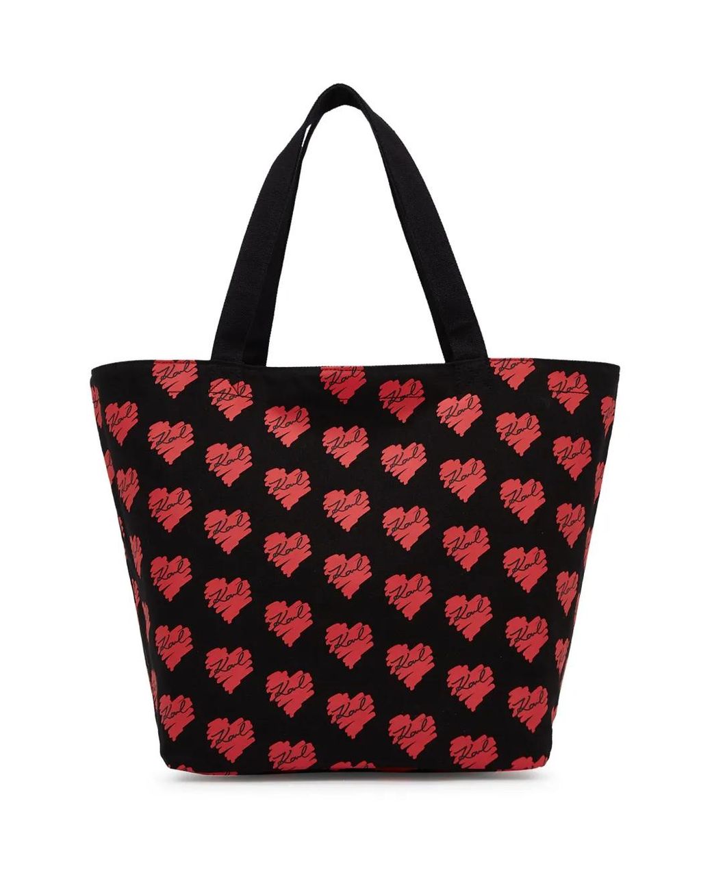 Karl Lagerfeld Red K/Heart Reversible Tote Bag