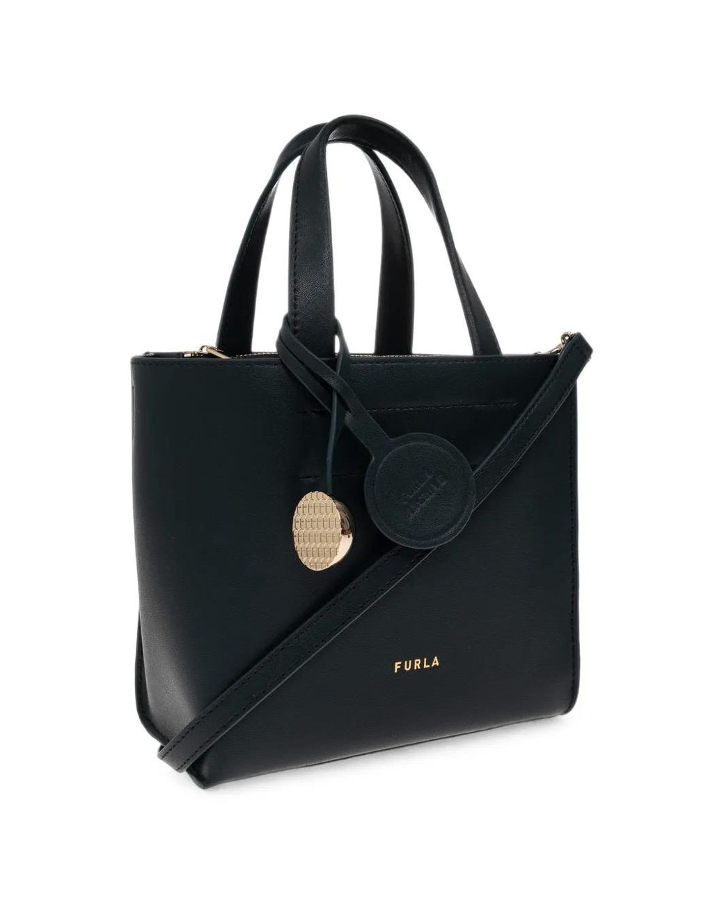 Furla Black Divide It Tote Mini