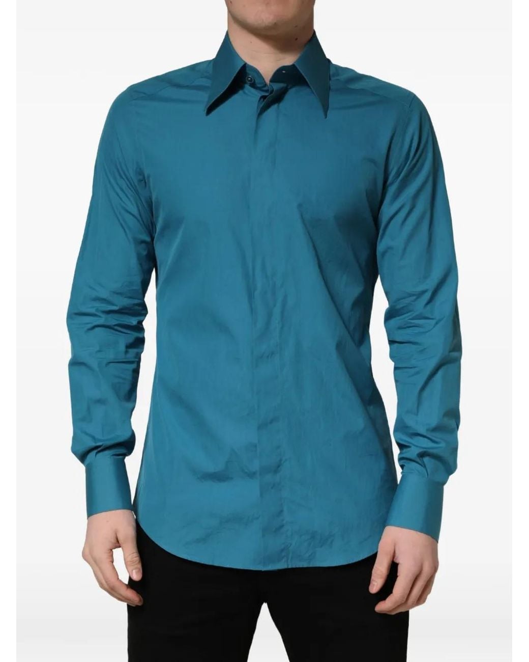Dolce & Gabbana Blue Sartoria Shirt for men