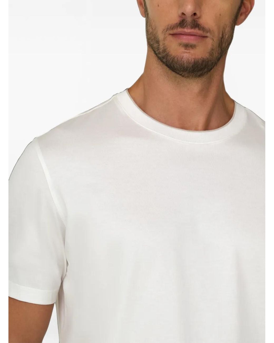 Boggi White T-Shirt for men