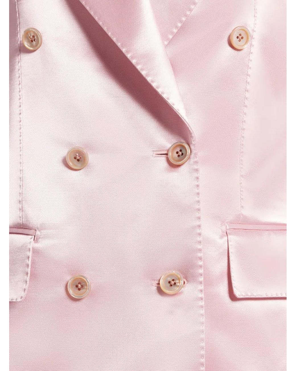 Tom Ford Trenchcoat Met Dubbele Rij Knopen in het Pink