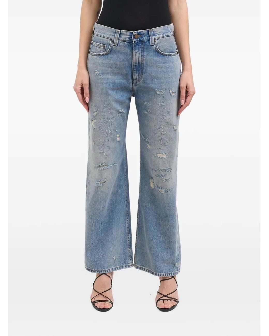 Haikure Blue Winny Distressed Jeans for men