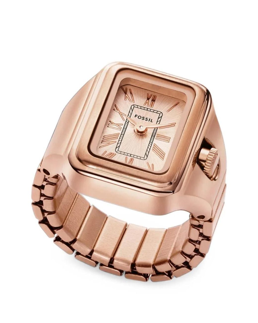 Fossil Pink Raquel 14Mm Watch Ring