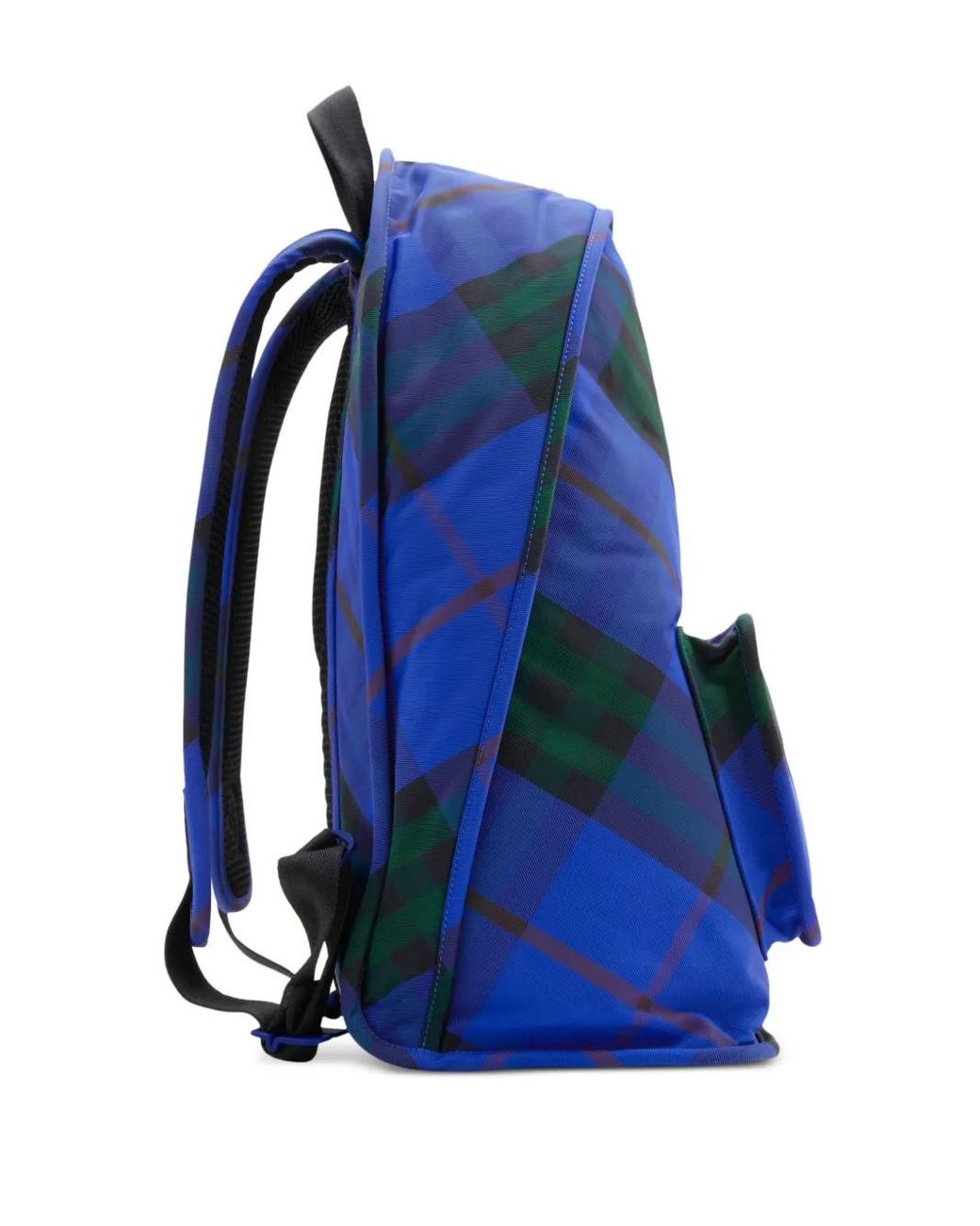 メンズ Burberry Shield ヴィンテージチェック バックパック Blue