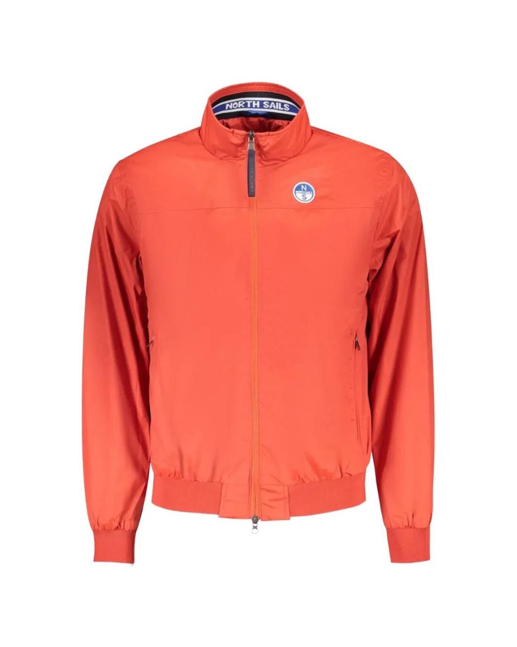 North Sails Orange Veste Zippée Sailor À Patch Logo for men