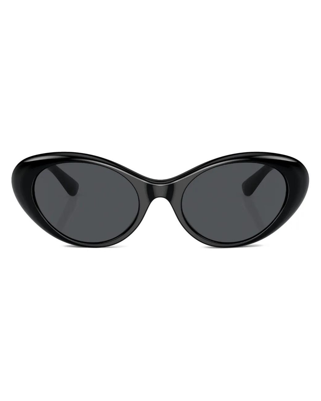Versace Black Medusa Head Cat-Eye Sunglasses