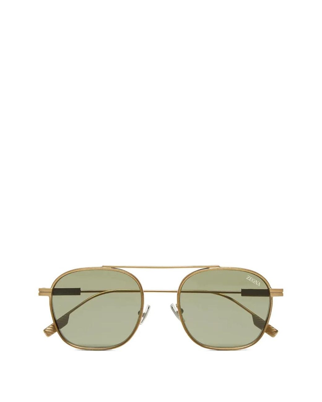 Zegna Metallic Square-Frame Sunglasses for men