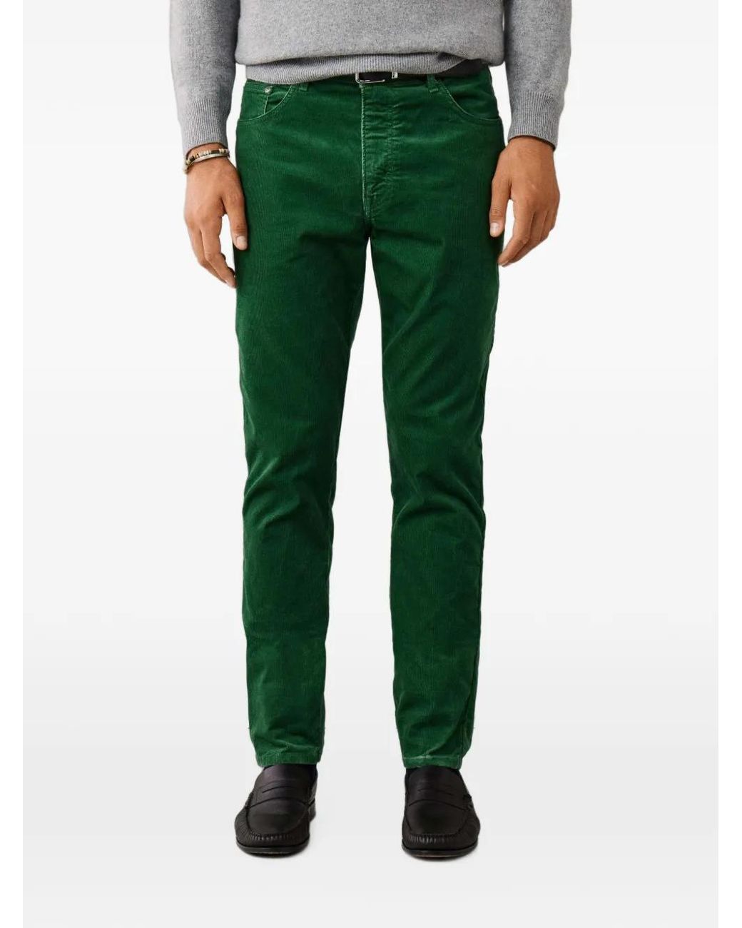 Hackett Green Trinity Corduroy Trousers for men