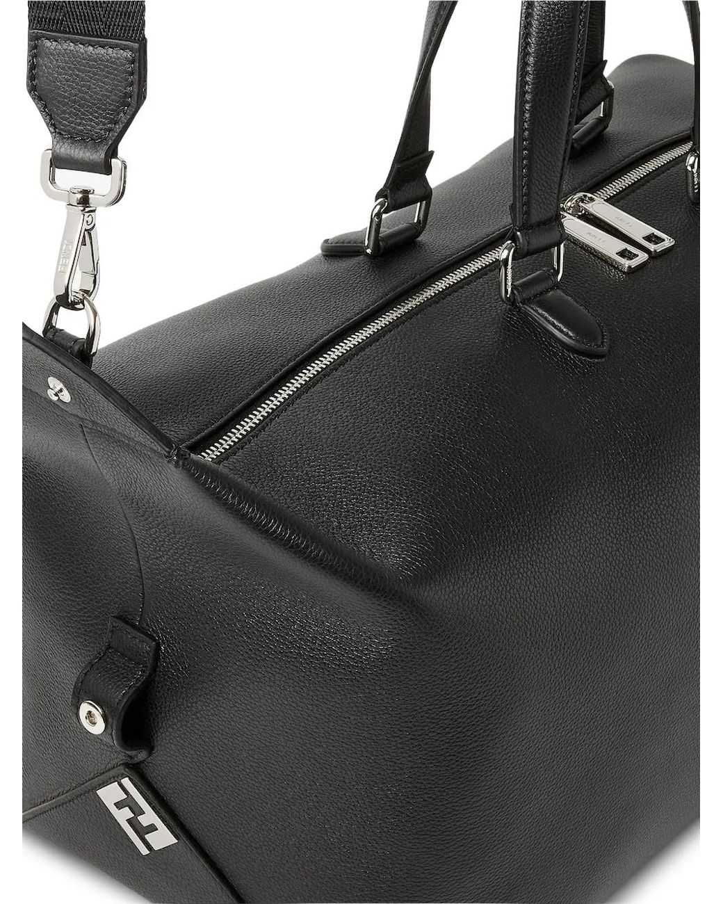 Fendi Black Sac Fourre-Tout Lui 45 En Cuir for men