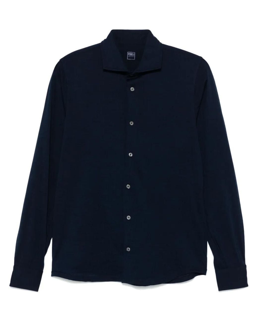 Fedeli Blue Thomas Shirt for men