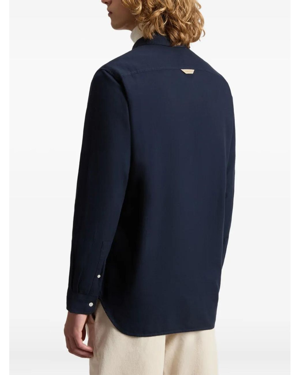 Woolrich Flannel Duncan Overhemd in het Blue voor heren