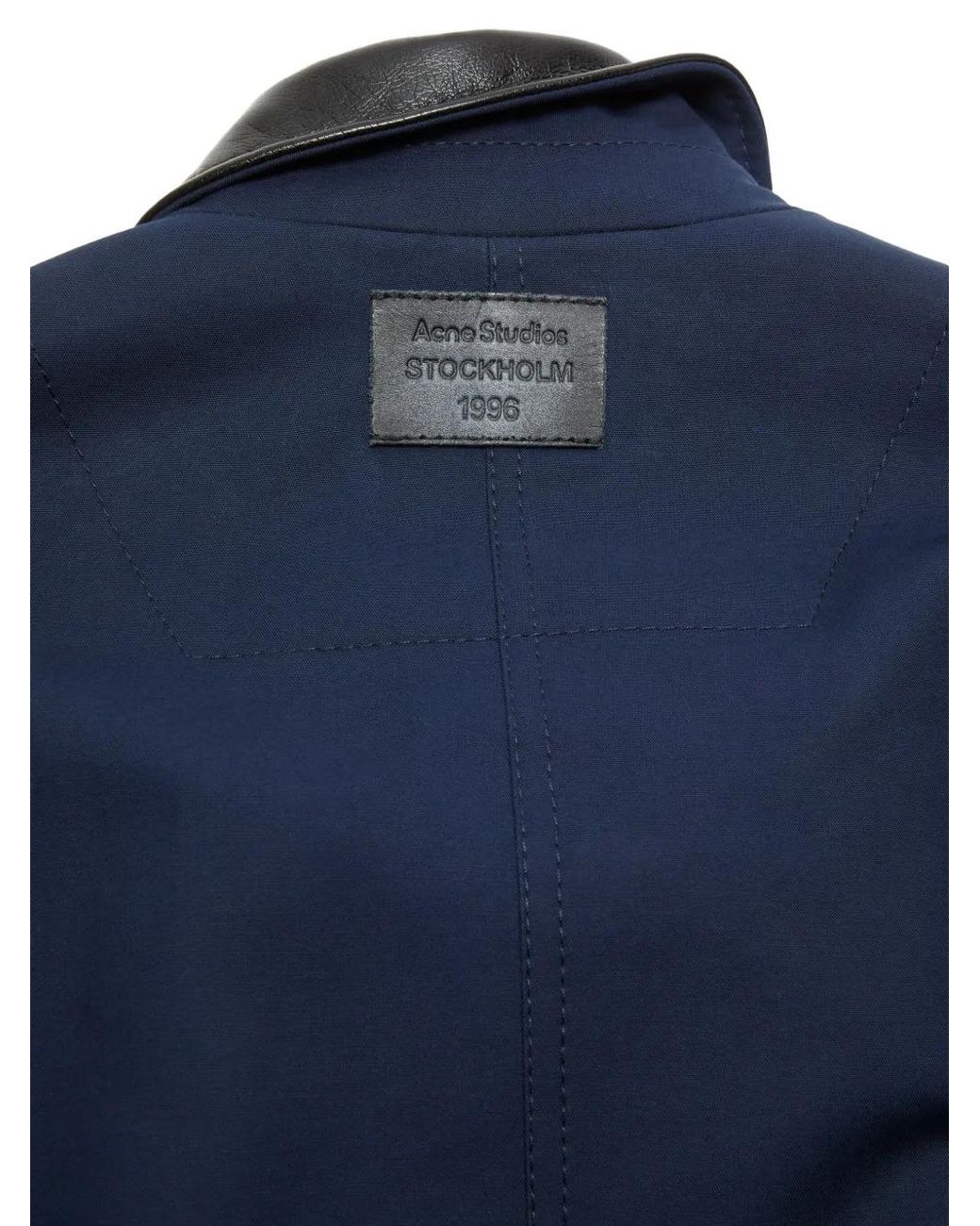 Acne Bomberjacke Mit Logo-Patch in Blue für Herren