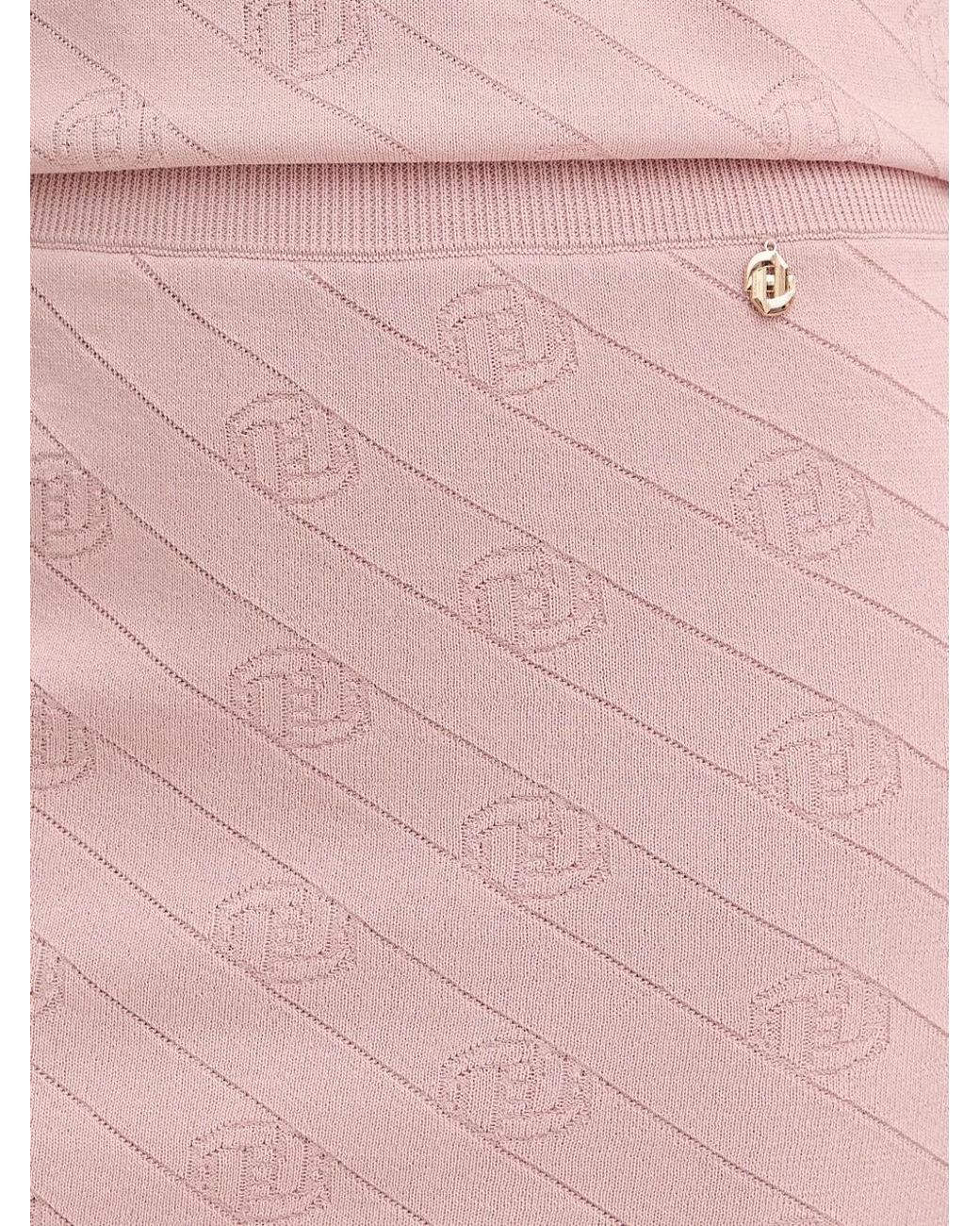 Silvian Heach Pink Fitted Mini Skirt