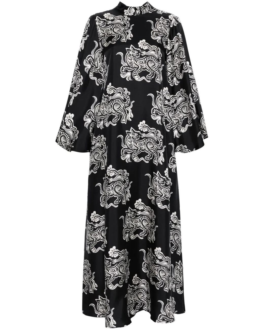 LaDoubleJ Black Magnifico Maxi Dress