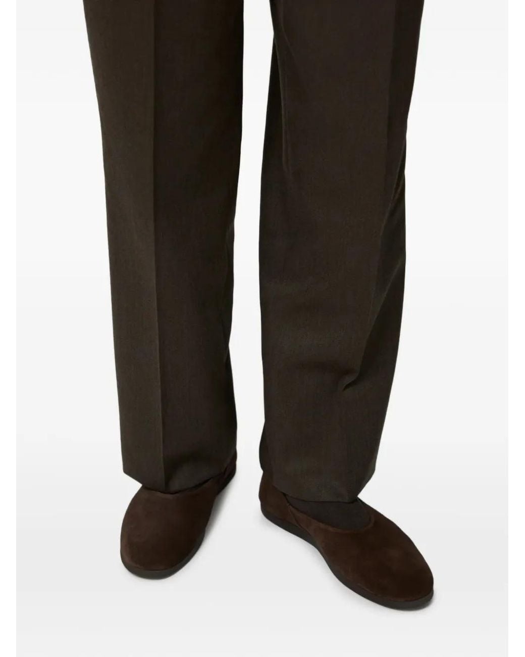 STÒFFA Brown Chaussons À Tannage Végétal for men