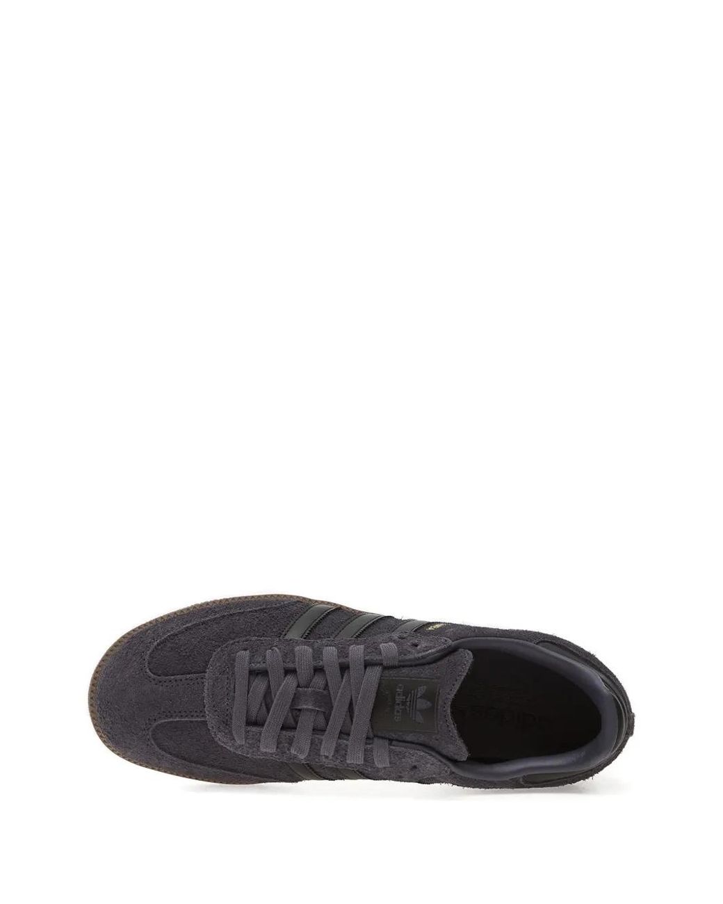 Adidas Black Samba Og Suede Sneakers for men