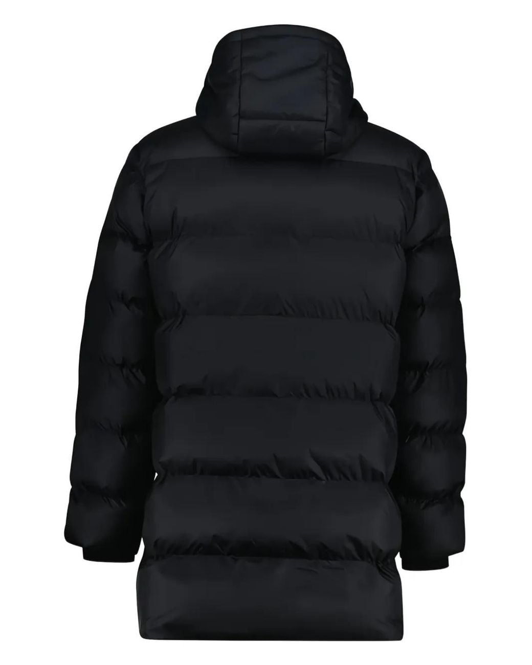 Gant Black Hooded Quilted Jacket for men
