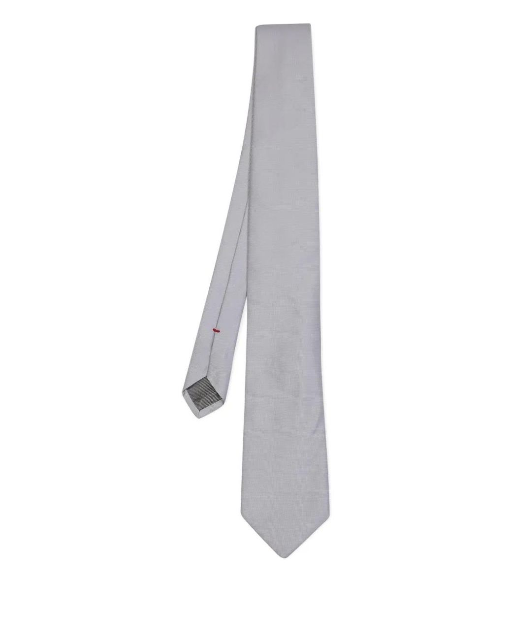 Dell'Oglio White Textured Oxford Tie for men