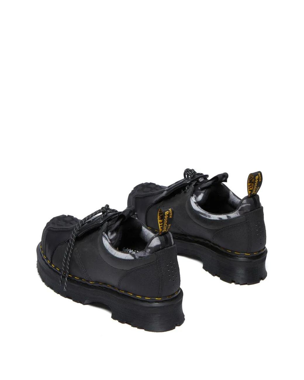 Dr. Martens Black Leather Derby Shoes for men