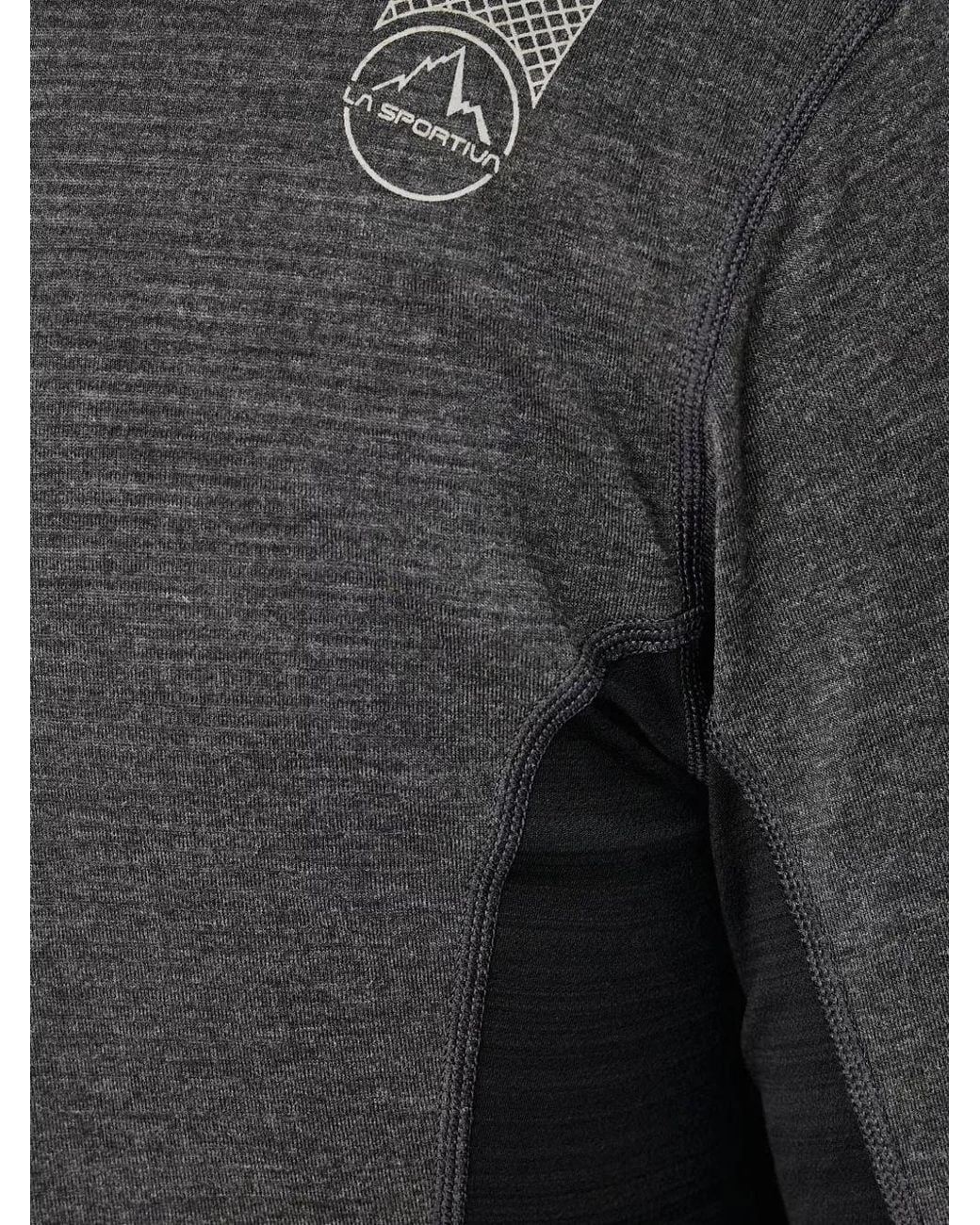La Sportiva Black Quarter-Zip Long-Sleeve T-Shirt for men
