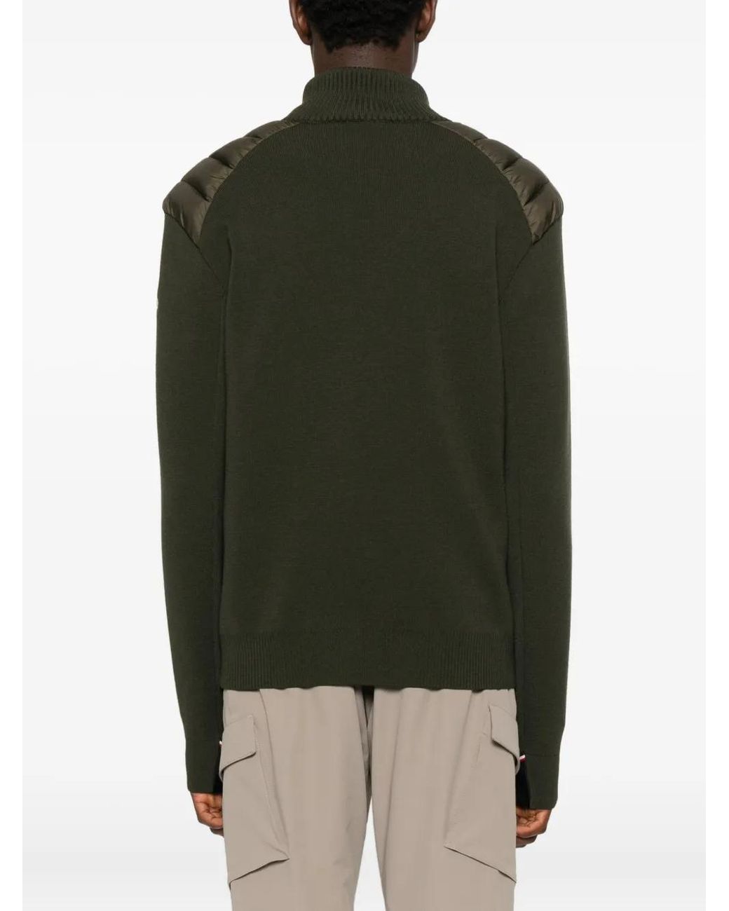 Moncler Green Cardigan for men