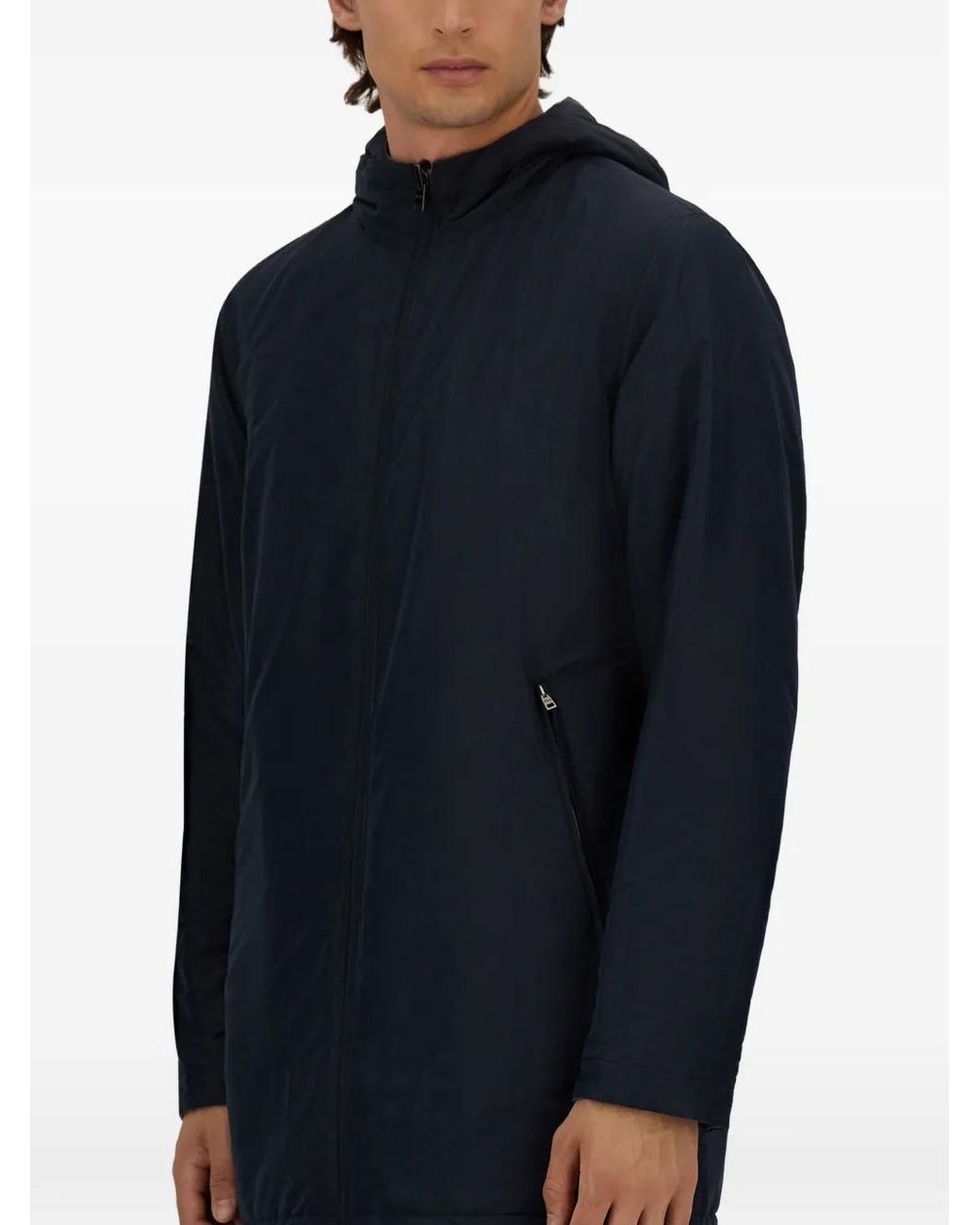 Parka Reversible Con Capucha Herno de hombre de color Blue