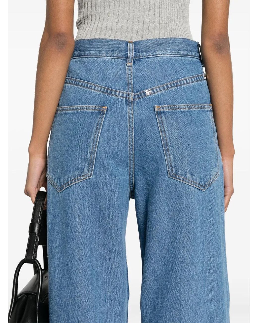 Givenchy Blue Oversized Jeans