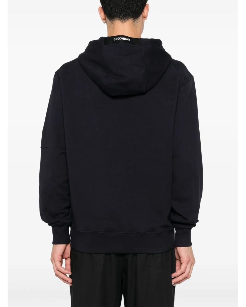 C P Company Blue Sweatshirts Sweat Hooded 18Cmss024A005086W for men