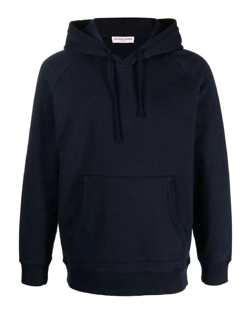 Orlebar Brown Blue Francis Cotton Drawstring Hoodie for men