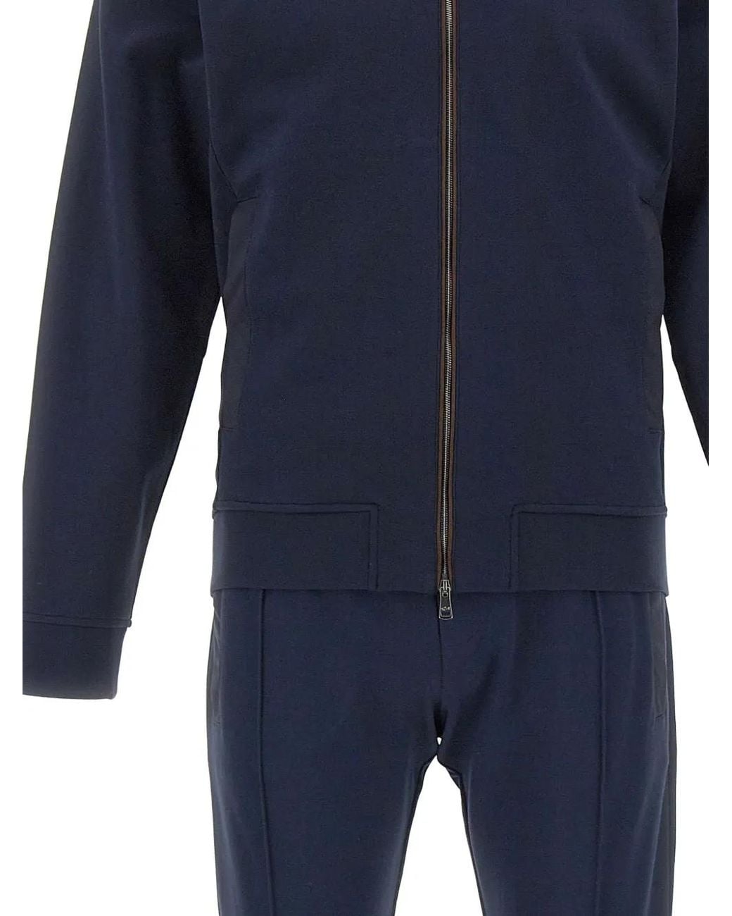 Paul & Shark Blue Typhoon Platinum Tracksuit for men
