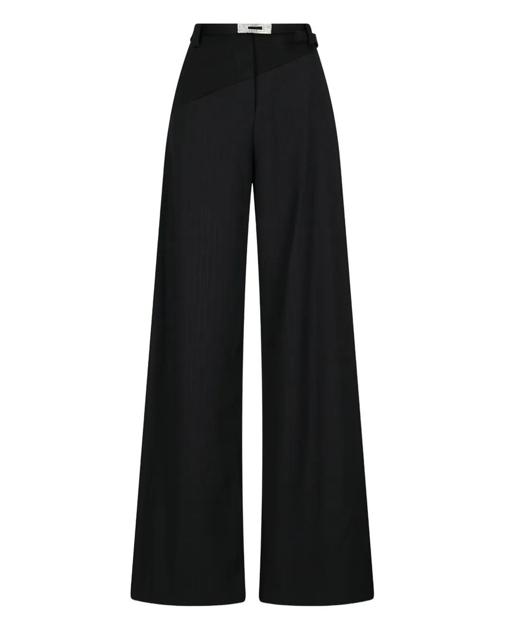 David Koma Black Buckle Tailored Trousers