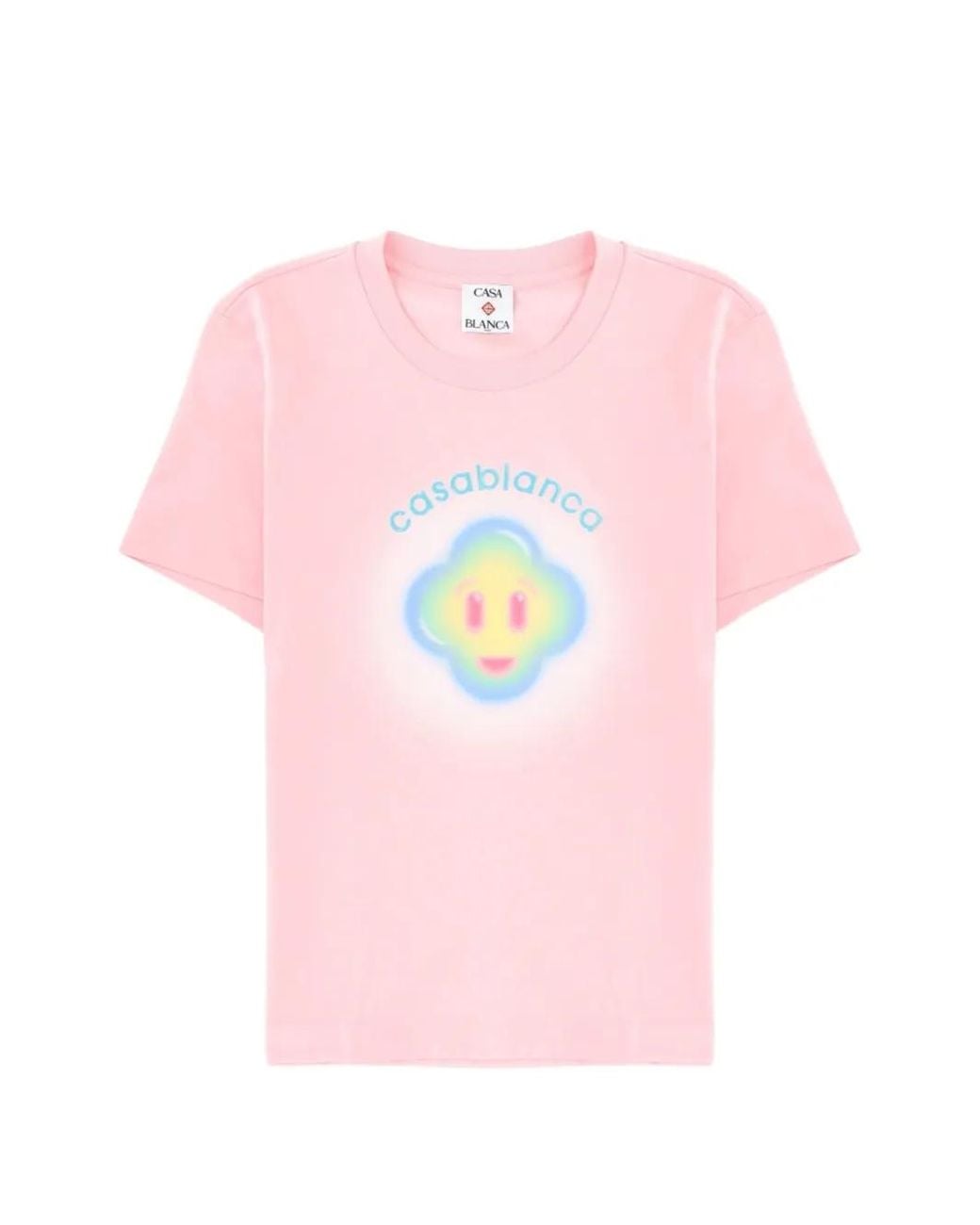 Casablanca Pink Airbrush Smiley T-Shirt