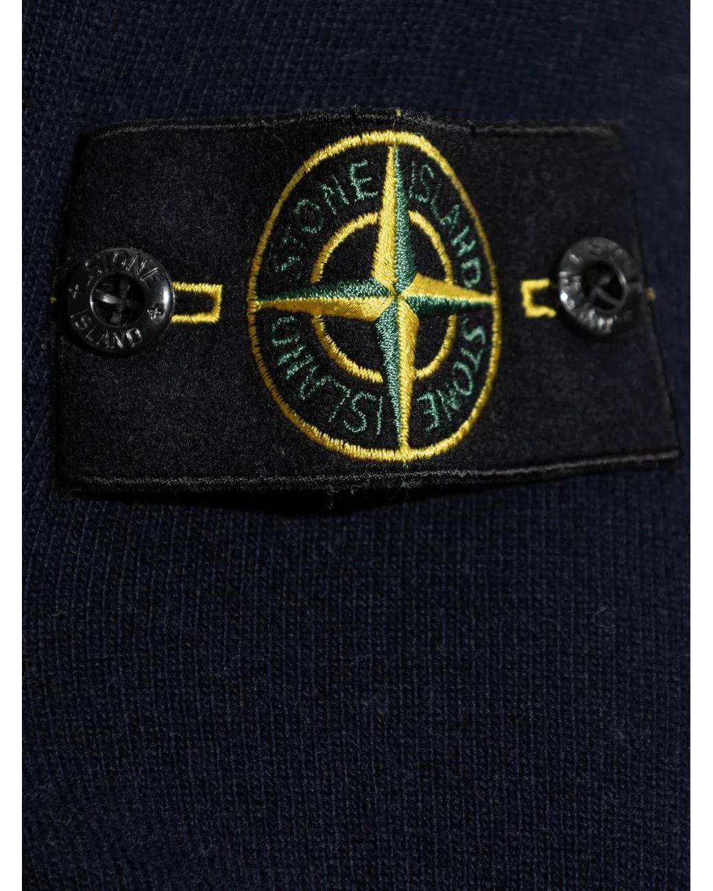 Stone Island Blue 5100010 Light Rws Geelong Wool Jumper for men