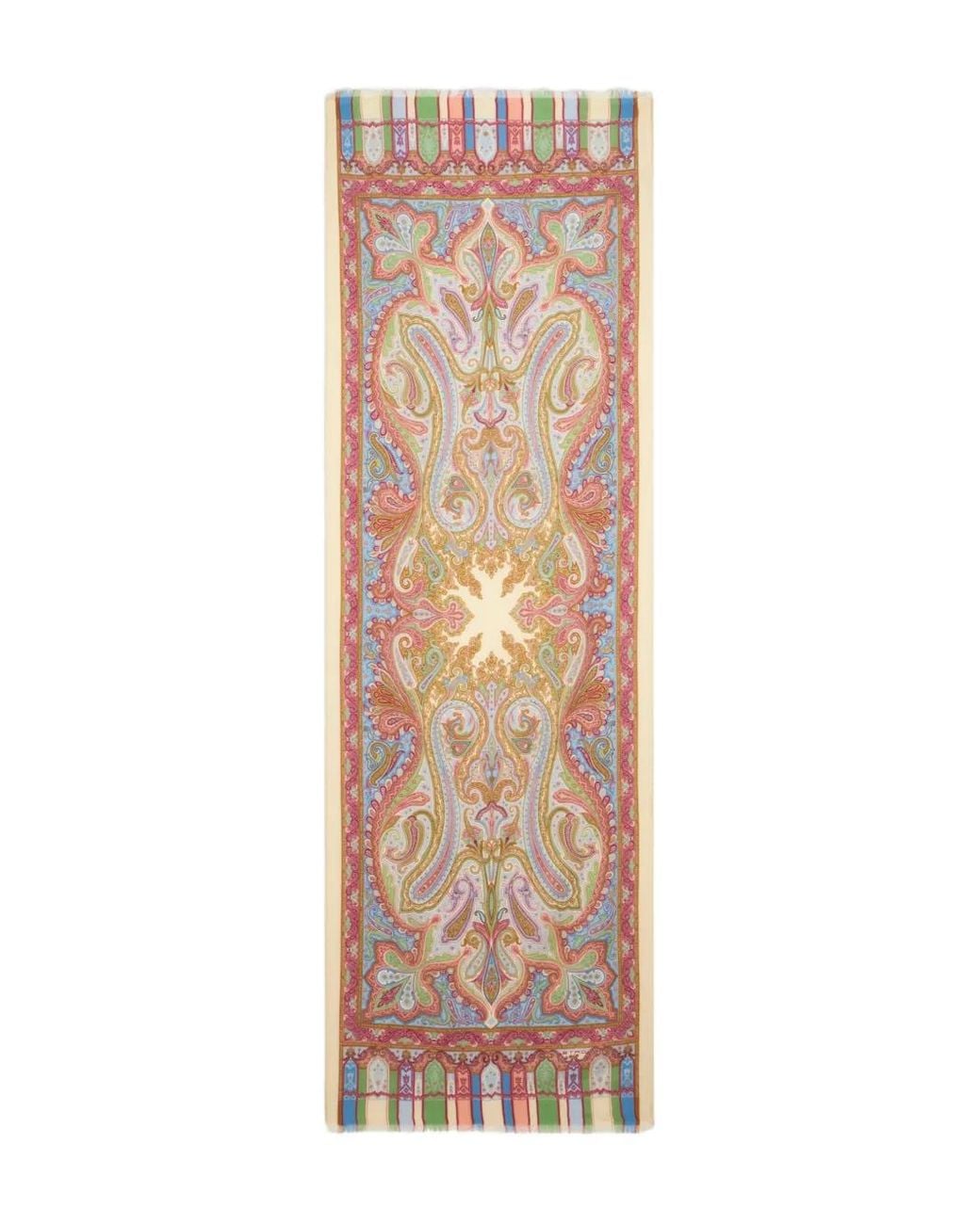 Etro Natural Paisley Scarf