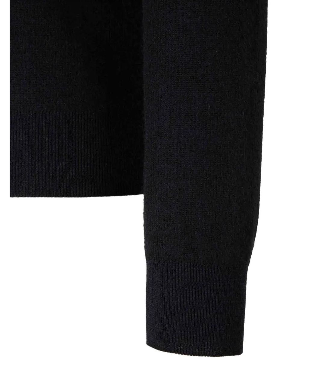 Brioni Black High-Neck Sweatshirt for men
