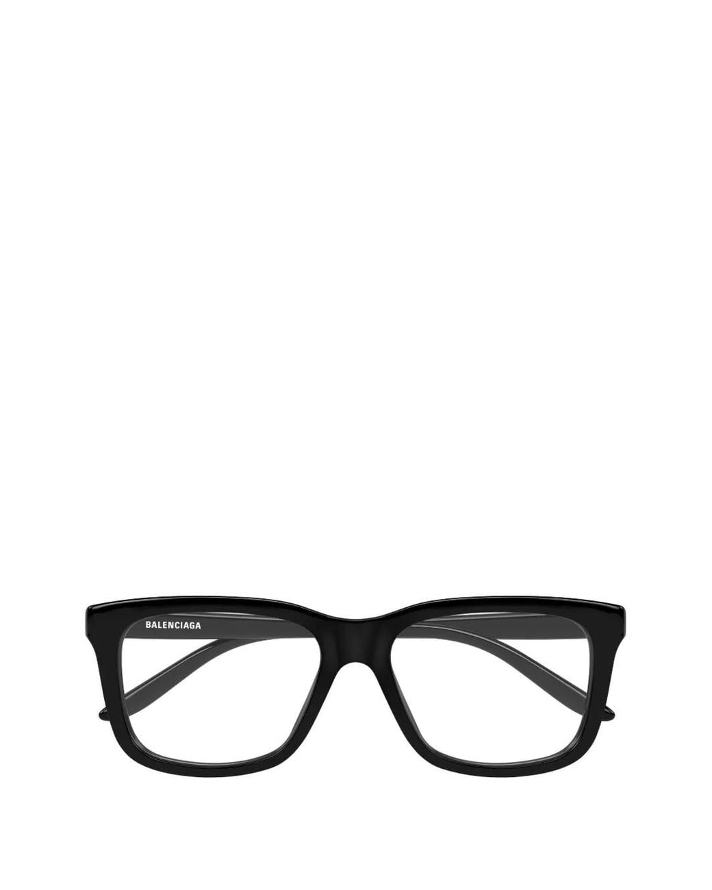 Balenciaga Black Lunettes De Vue À Monture Carrée for men