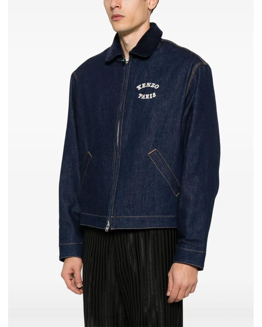 KENZO Blue Verdy Market Denim Jacket for men