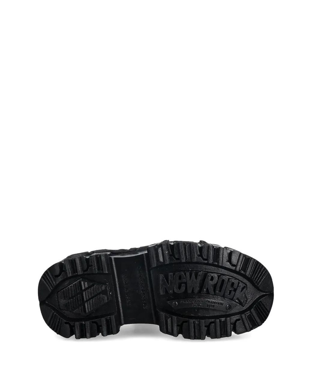 Zapatillas con cordones y plataforma New Rock de color Black
