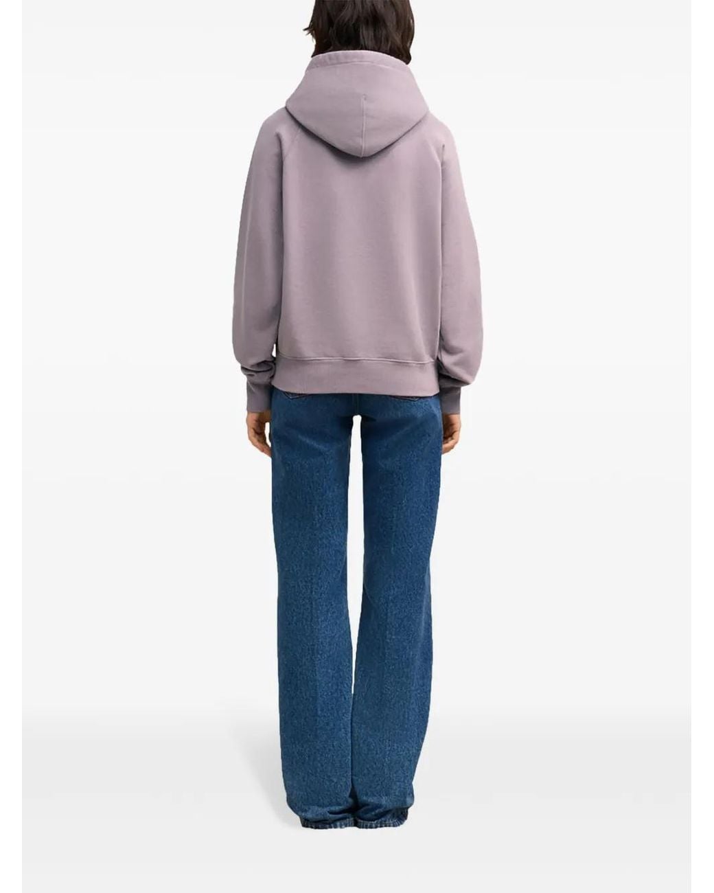 AMI Purple Ami De Coeur Hoodie