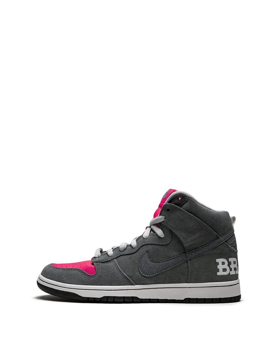 Nike Gray Dunk High Premium Sb "Brain Wreck" Sneakers for men