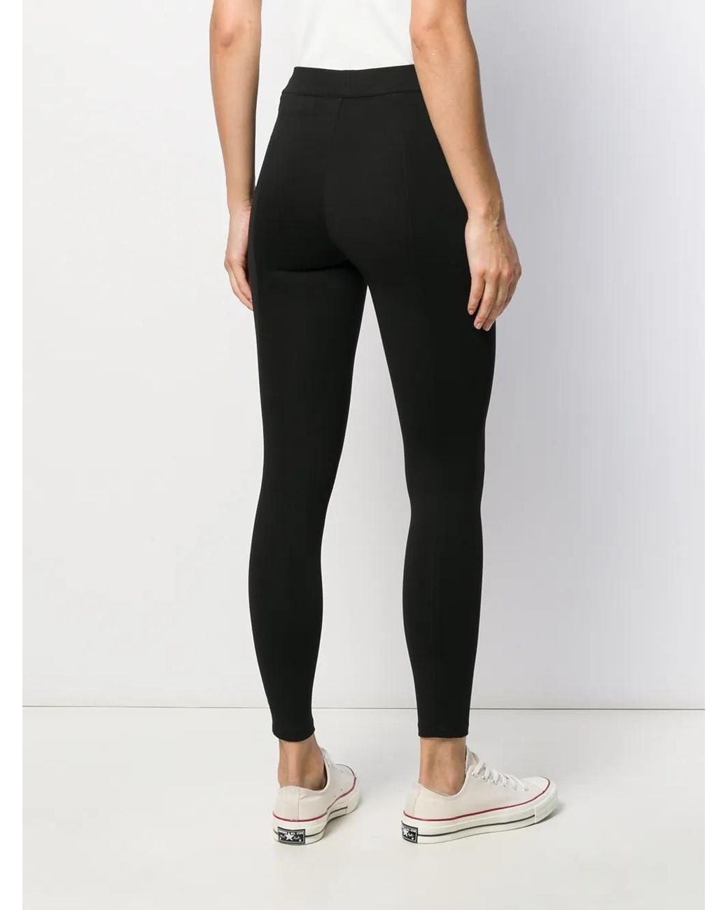 Vince Black Leggings With Elasticated Waistband