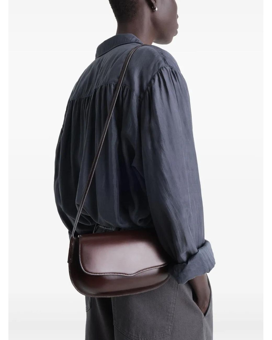 LEMAIRE / ルメール | belly bag / ベリー レザー ショルダーバッグ
