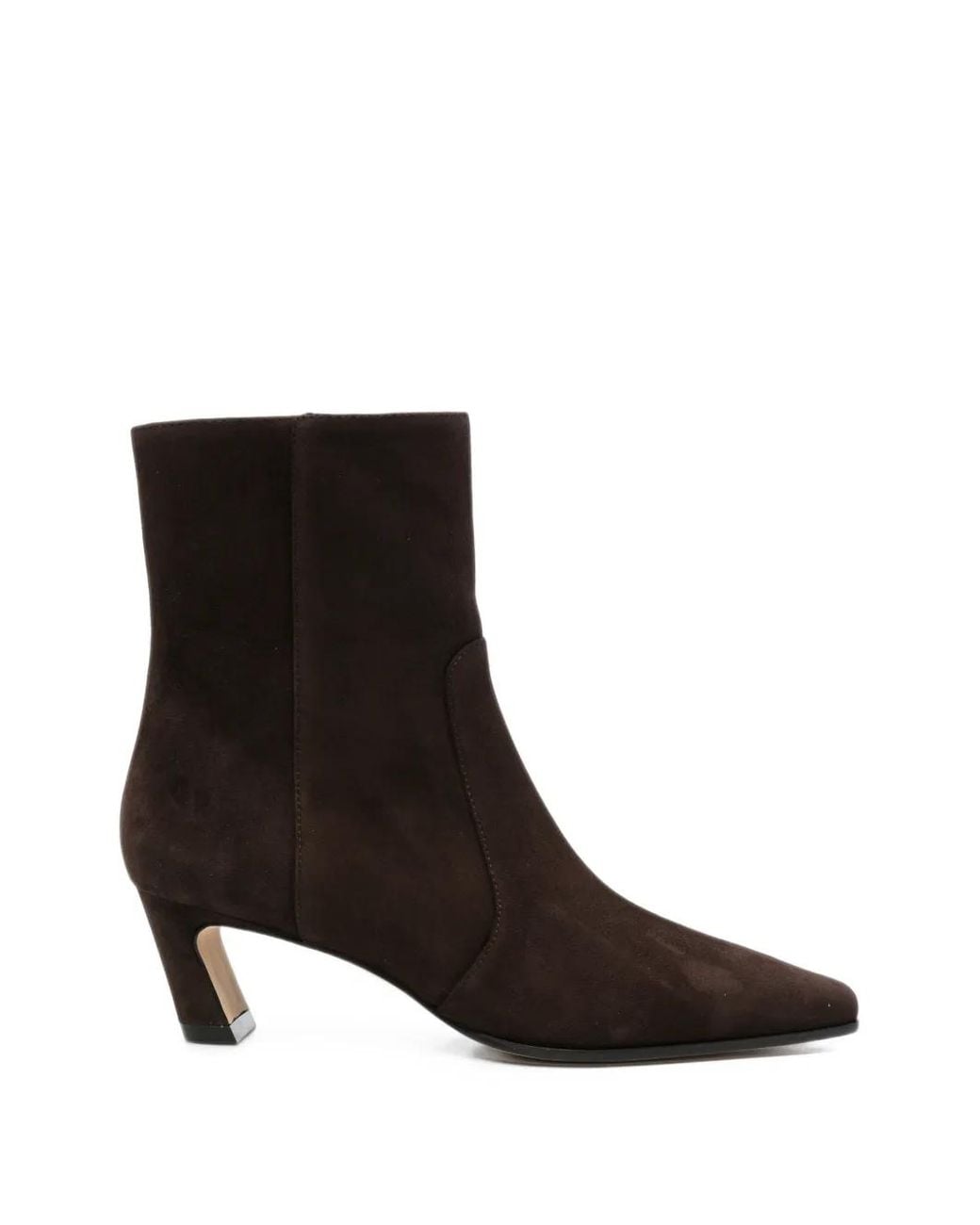 Stuart Weitzman Black Stassi Suede Ankle Boots