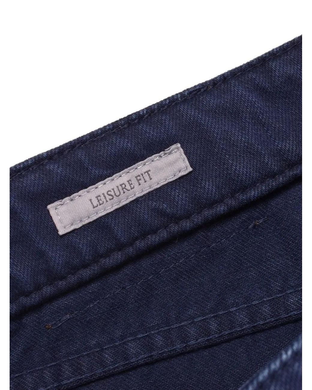 Brunello Cucinelli Blue Five-Pockets Straight-Leg Jeans for men