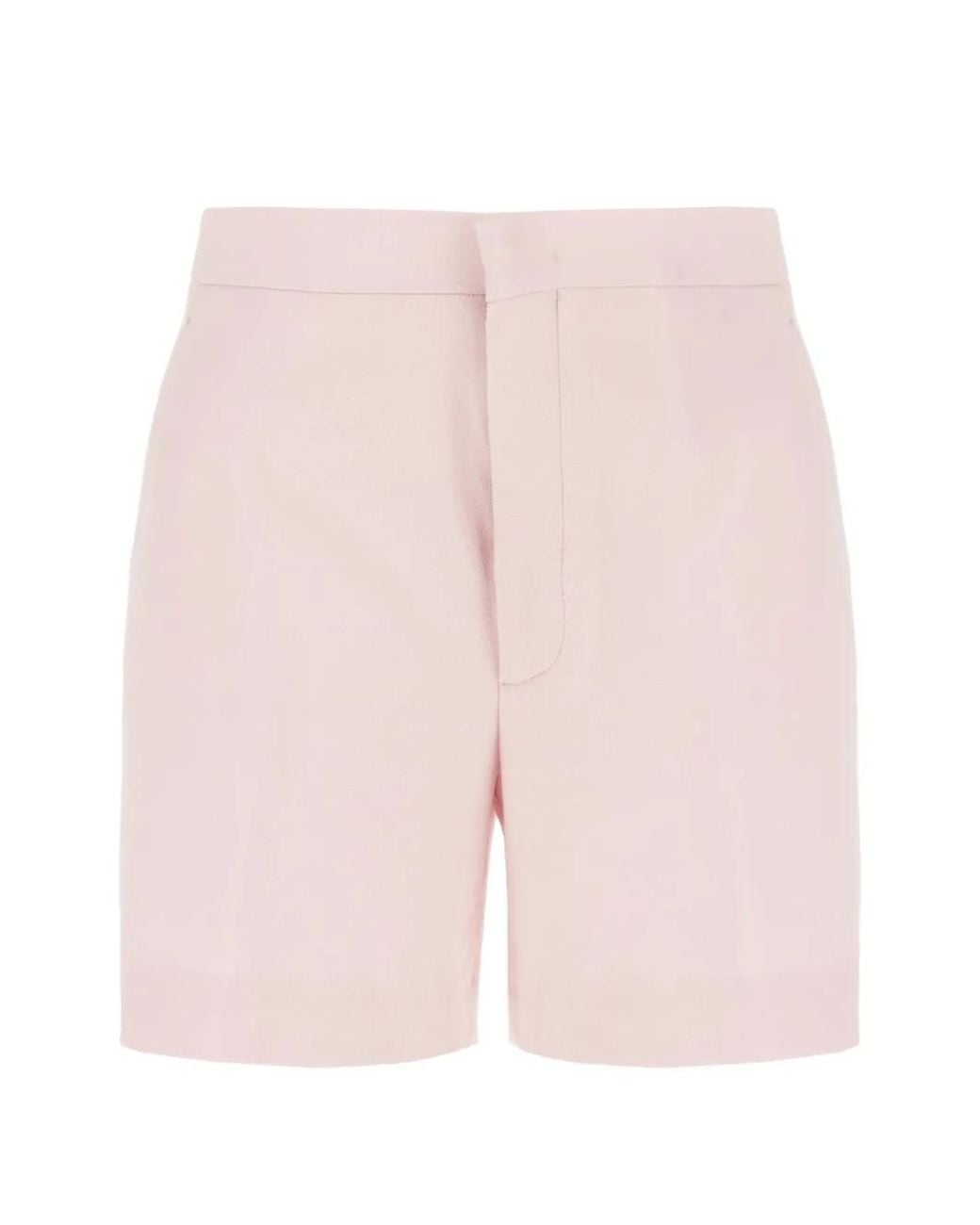 Tagliatore Pink Short En Laine Stretch